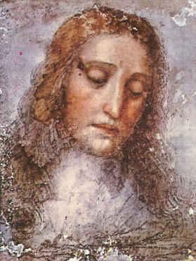 Christ's Head,  Leonardo  Da Vinci